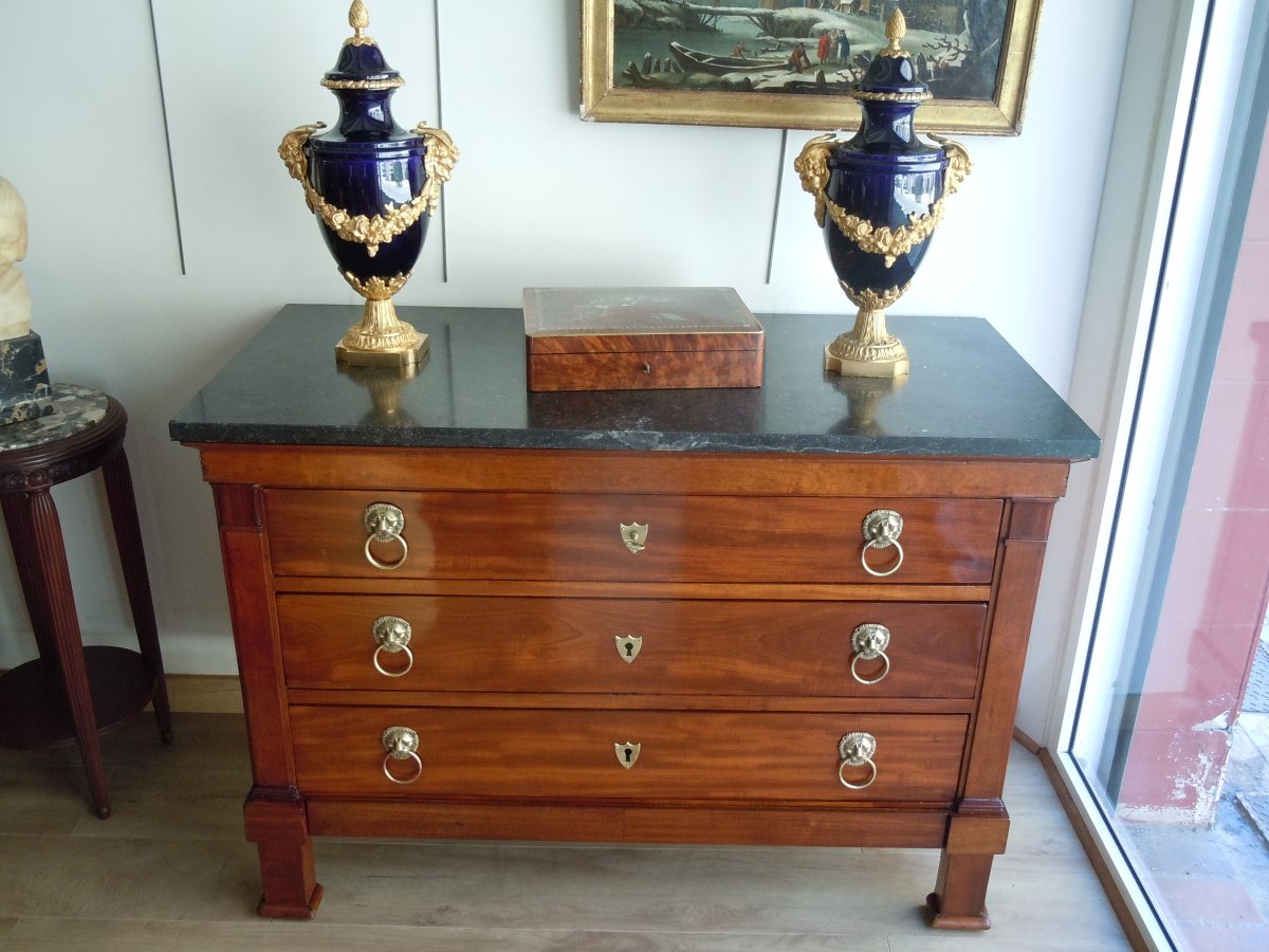 Commode Directoire En Acajou