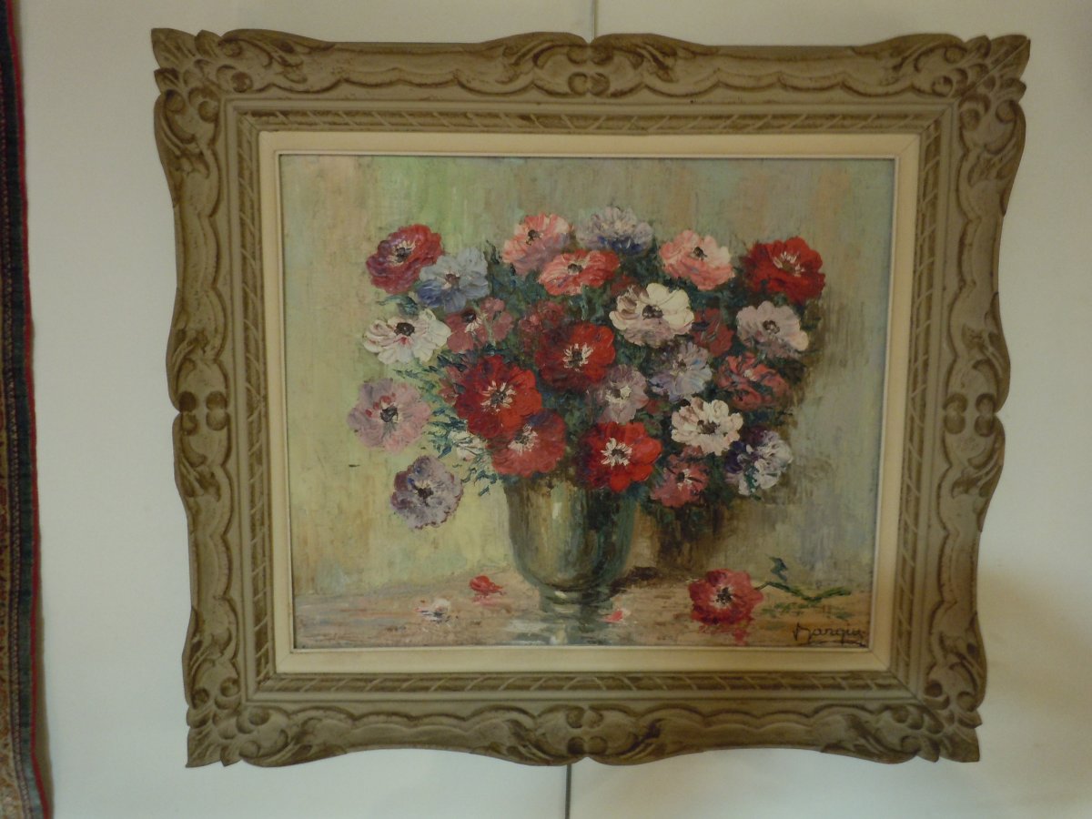 Bouquet De Fleurs Par Henri Edouard Bargin