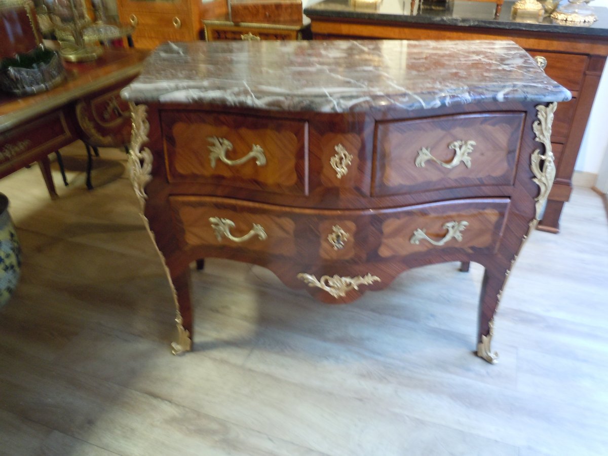 Commode Sauteuse Style Louis XV 19eme