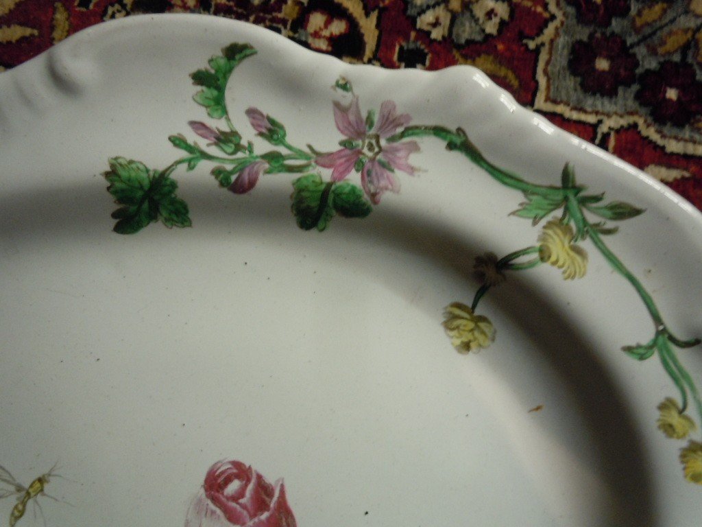 Marseille Veuve Perrin Flat In Faience 18th-photo-3