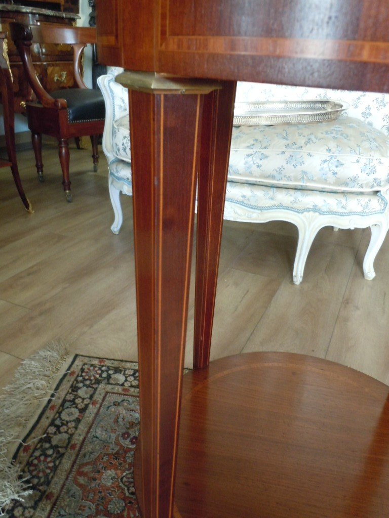 Table Gueridon En Acajou Style Directoire-photo-2