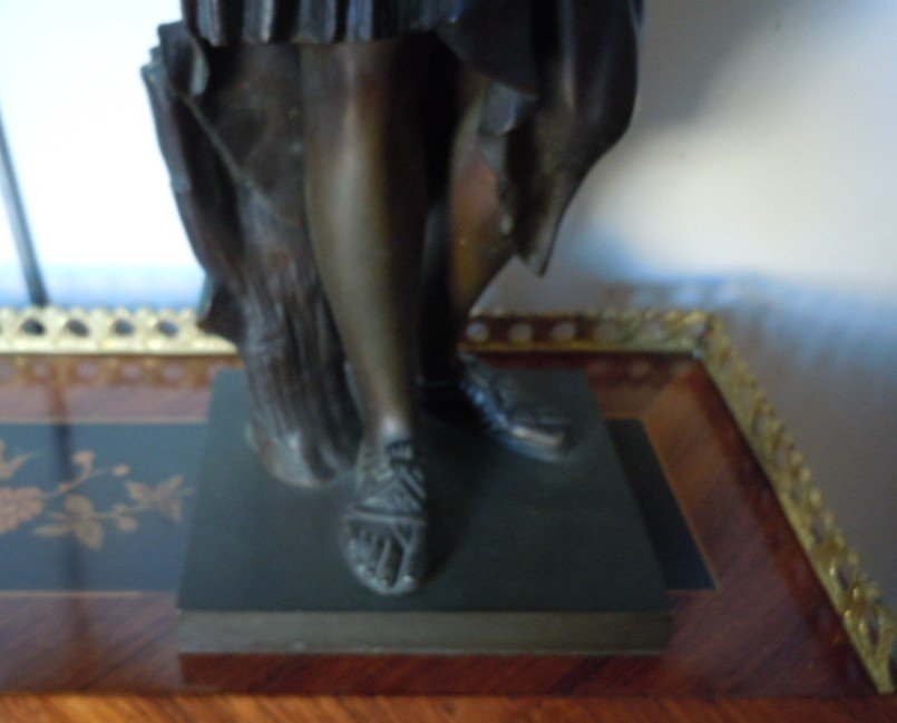 Diane De Gabies Bronze Sculpture Signed Sauvage-photo-4