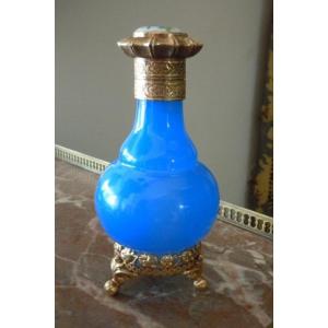 Perfume Bottle In Opaline 19th