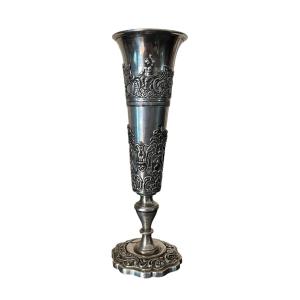 Russian Solid Silver Champagne Flute 