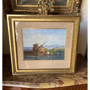 Pastel signe Jules Noel 1847