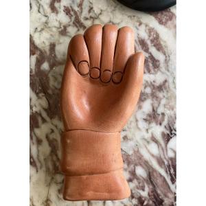 Terracotta Hand Signed Jean Marais