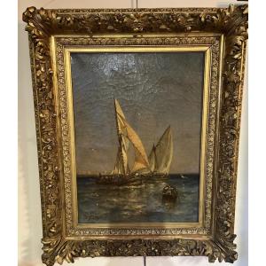 Oil On Canvas By Joseph Suchet
