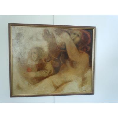 Alvar Sunol Huile Sur Toile 