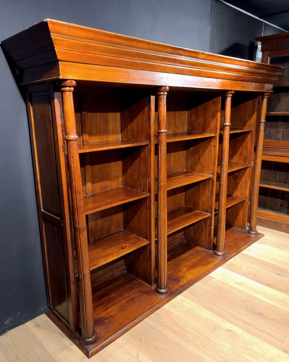 Colonial Style Bookcase, Circa 1930, Art Deco (247cm X 177cm).-photo-2