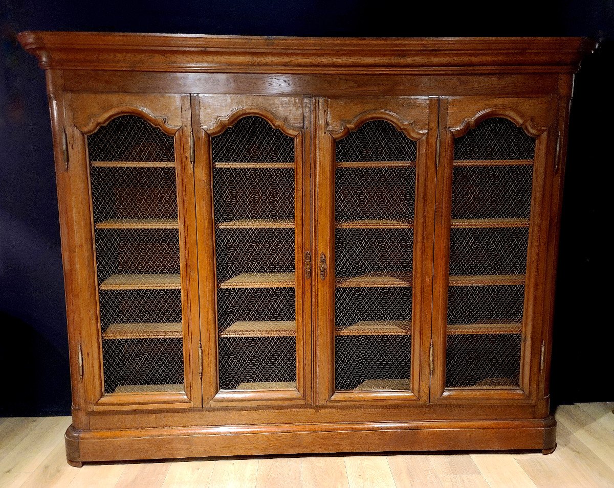 Oak Woodwork Bookcase, Early 19th Century (237cm X 180xm).