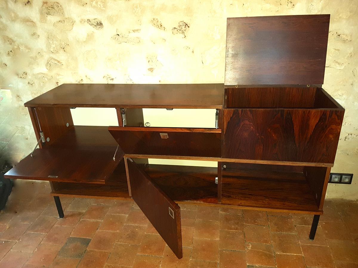 Buffet Sideboard In Rosewood, 1960. (1m80)-photo-4
