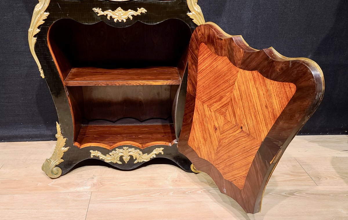 Secrétaire De Forme Mouvementée, Alphonse Giroux, Époque Napoléon III. (126cm X 63cm).-photo-4