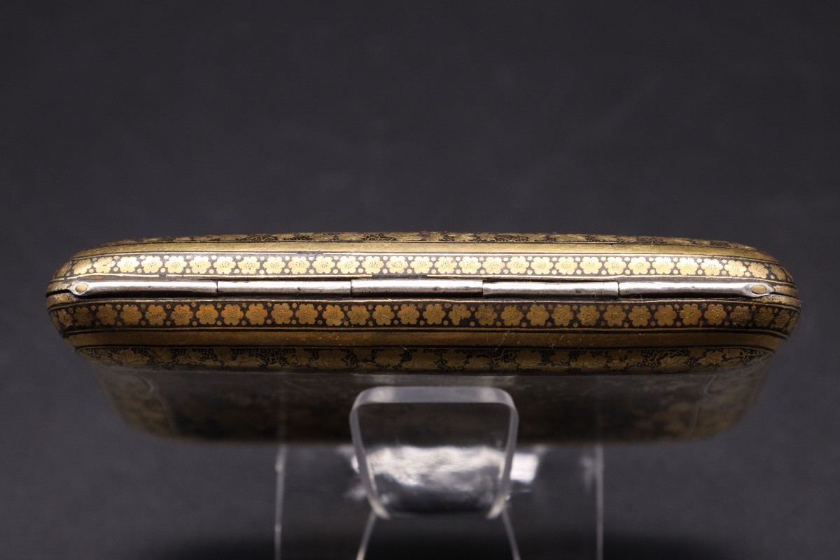 Japanese Damascene Cigarette Case By Komai Company-photo-5