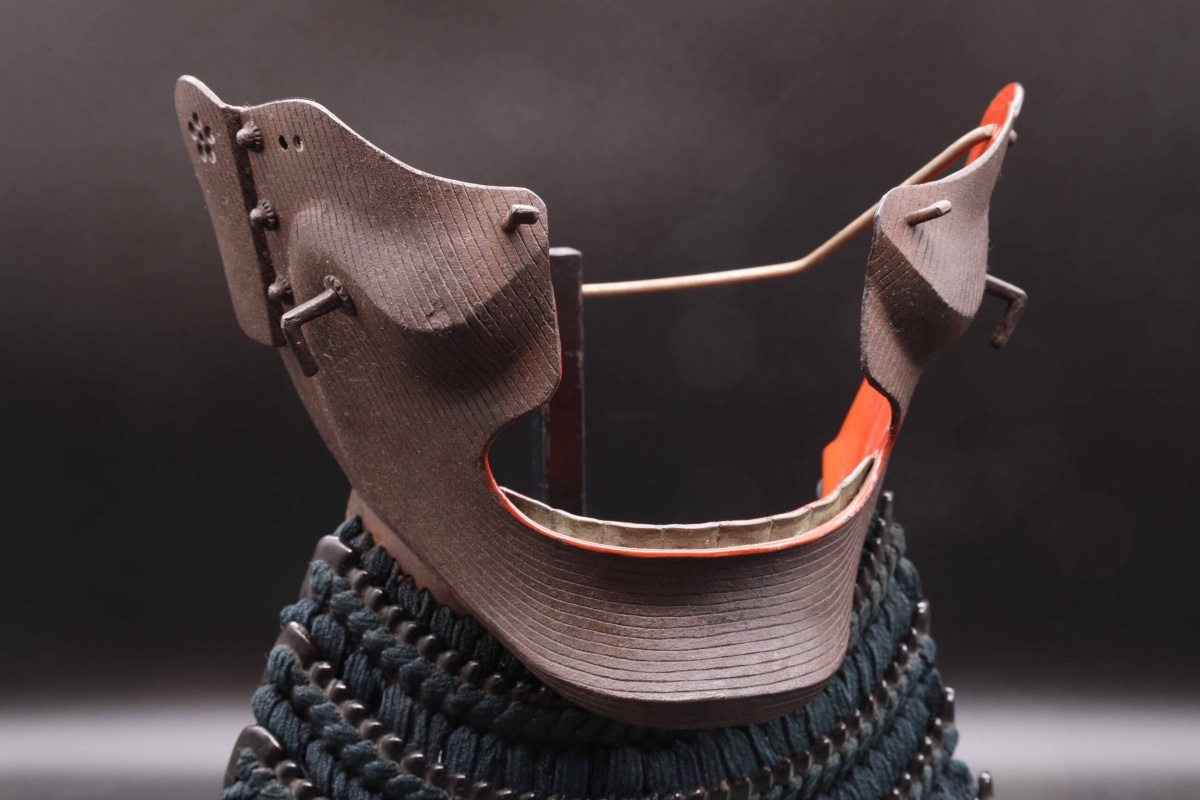 Menpō japonais de samouraï Yasurime-photo-4