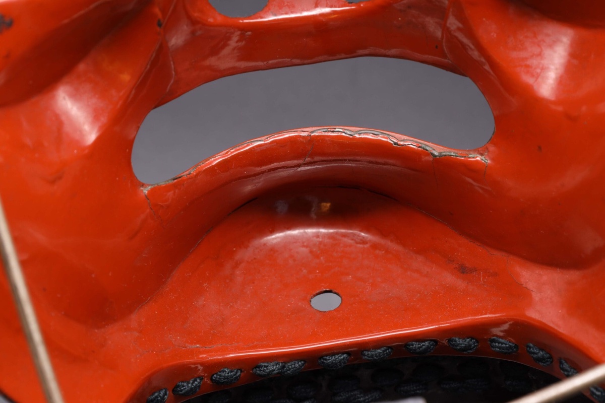 Menpō japonais de samouraï Yasurime-photo-7