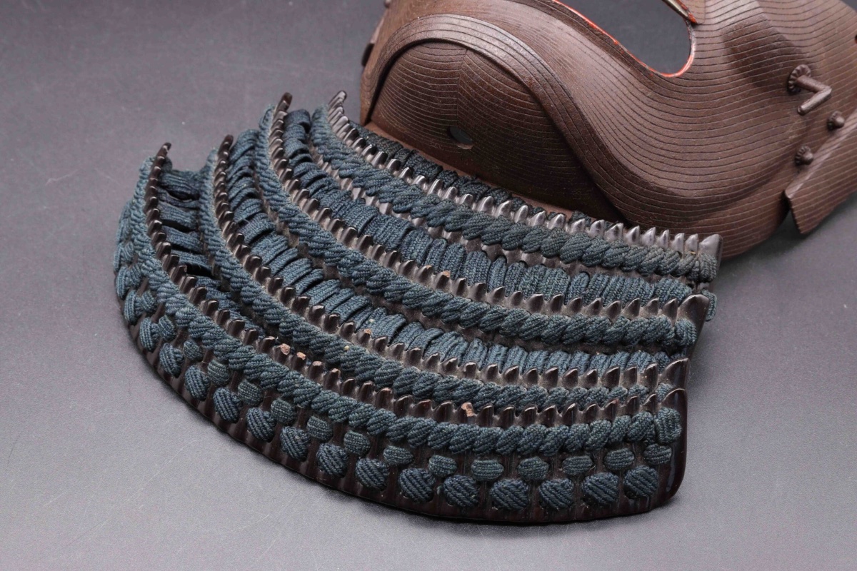 Menpō japonais de samouraï Yasurime-photo-8