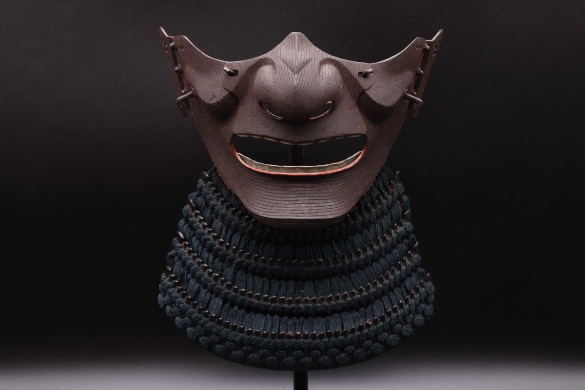 Menpō japonais de samouraï Yasurime