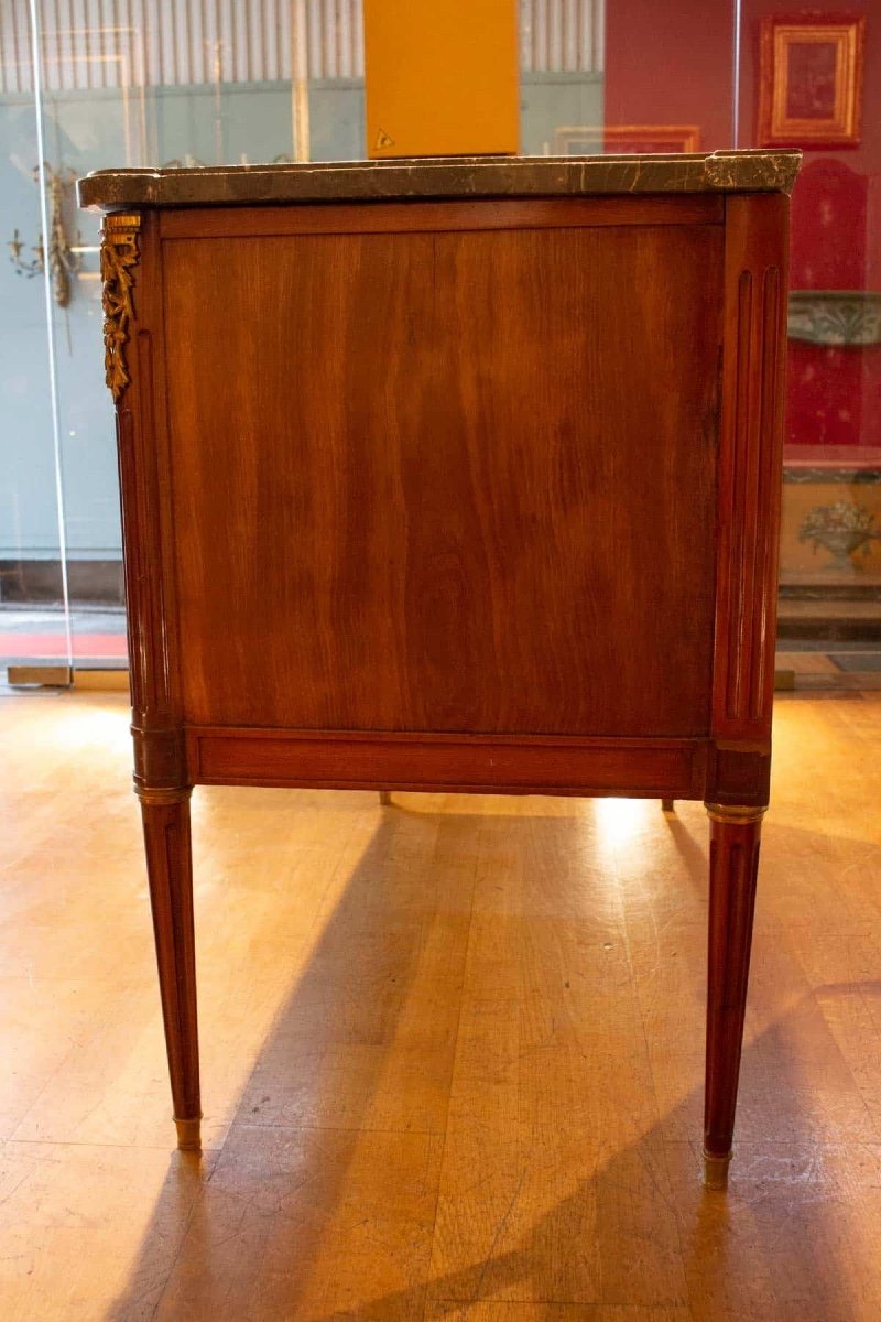 Commode Sauteuse Louis XVI. XVIII ème Siècle.-photo-4