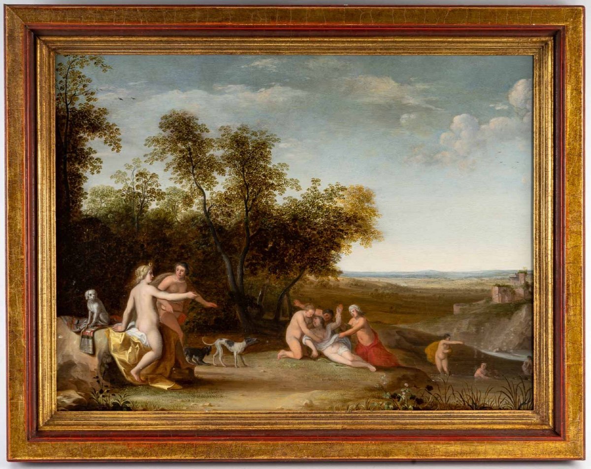 Cornelius Willaerts 1600-1666. Diana And Callisto-photo-5
