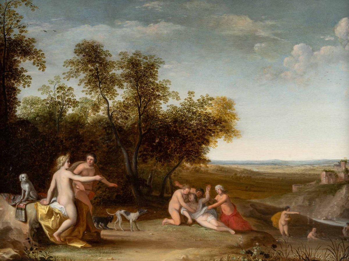 Cornelius Willaerts 1600-1666. Diana And Callisto