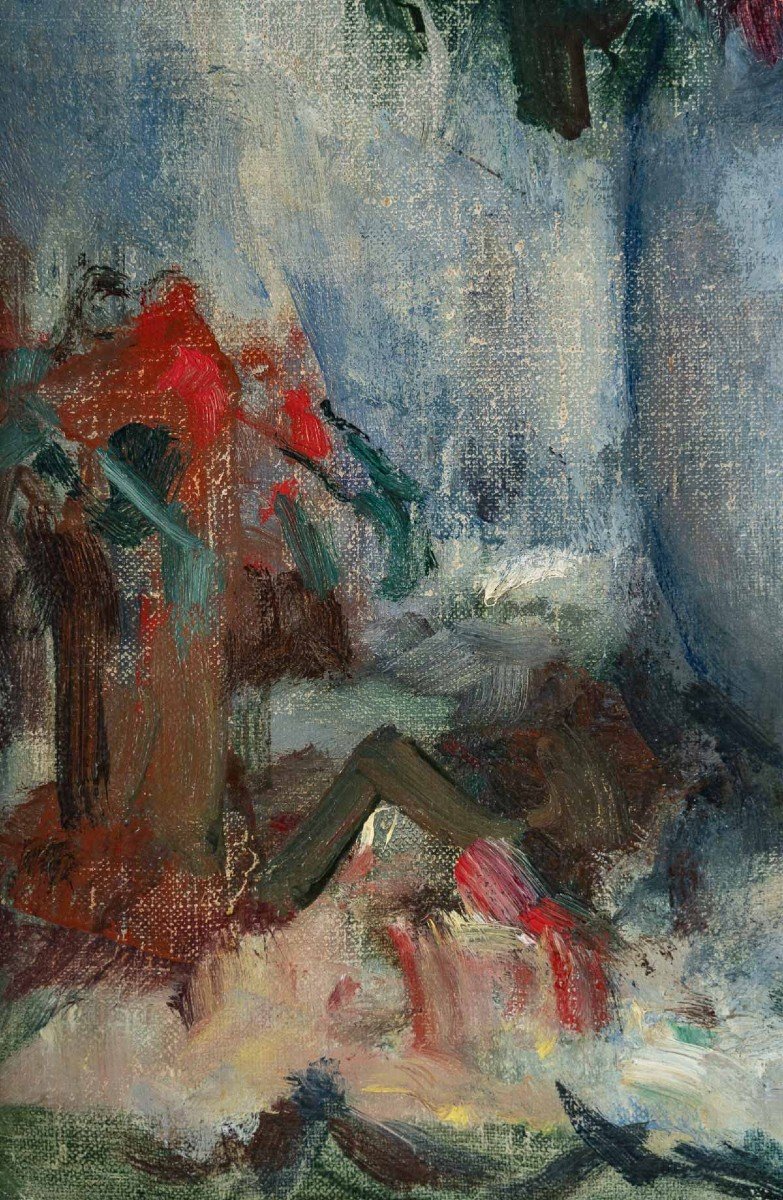 Jean Louis Auguste Laudy (1877-1956). Bouquets De Fleurs.-photo-6