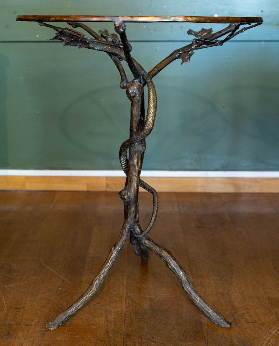 Guéridon En Bronze d'Ilinca Nicodim. Circa 2012-photo-2