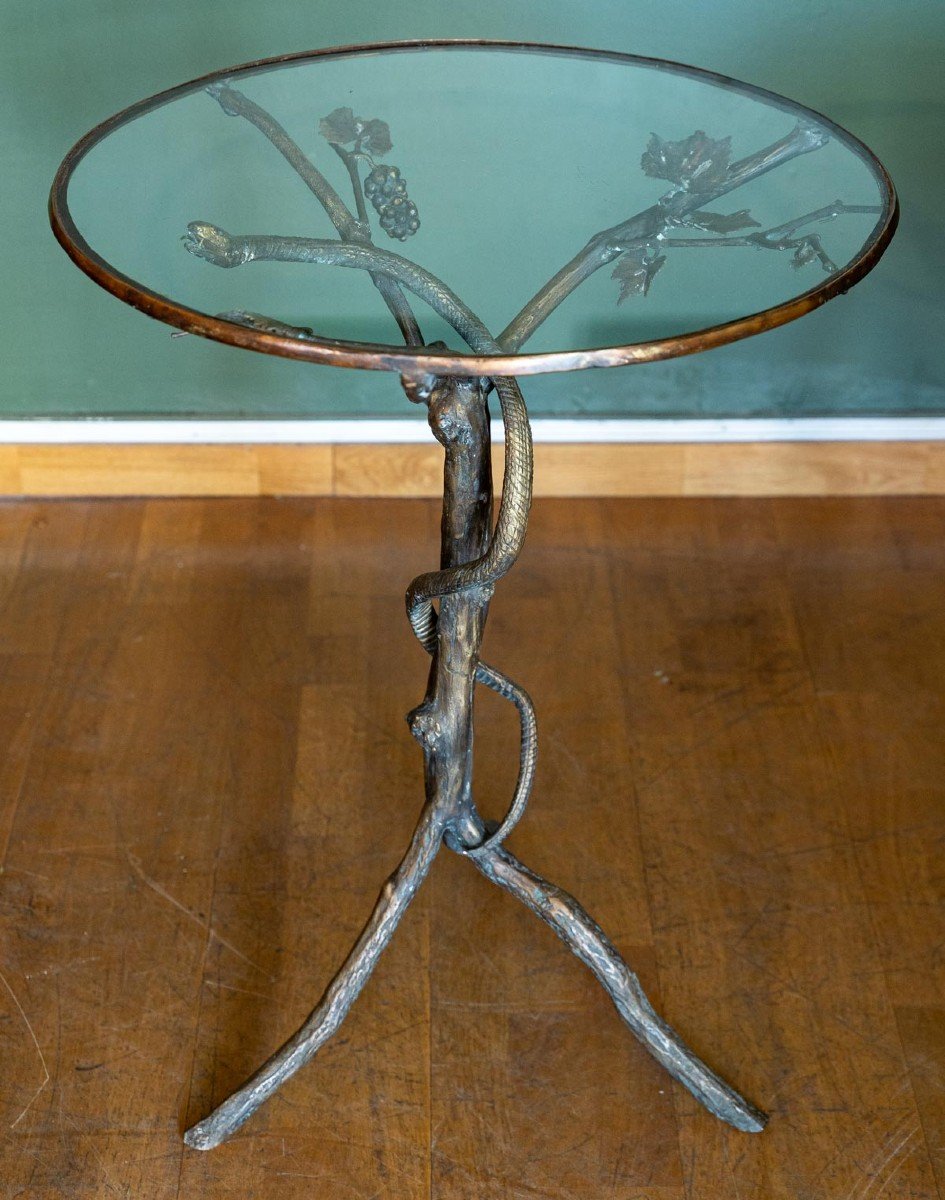 Guéridon En Bronze d'Ilinca Nicodim. Circa 2012