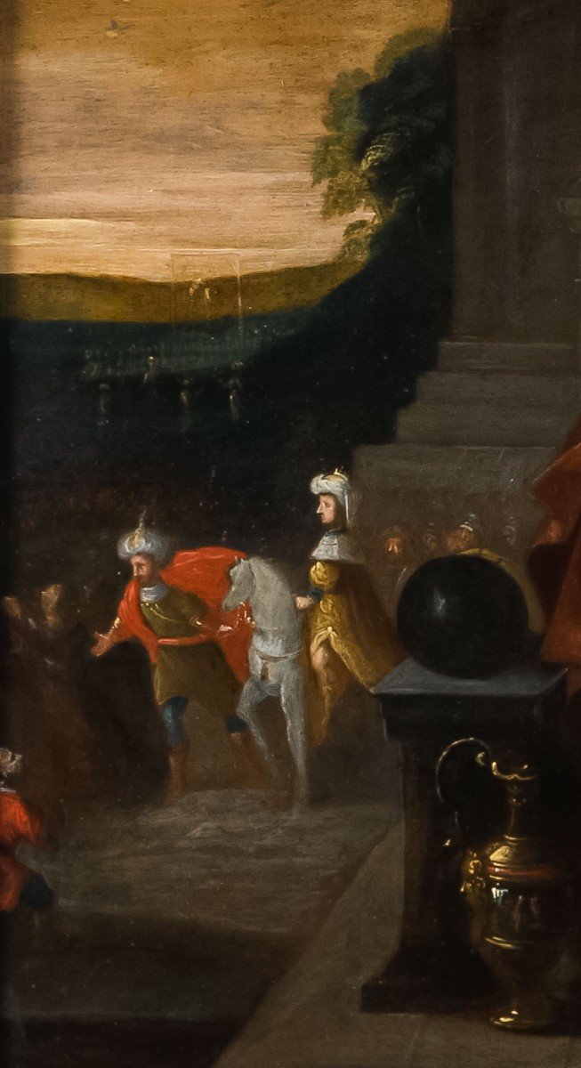 Frans Francken II (1581-1642).  Esther Et Le Roi Assuérus.-photo-5
