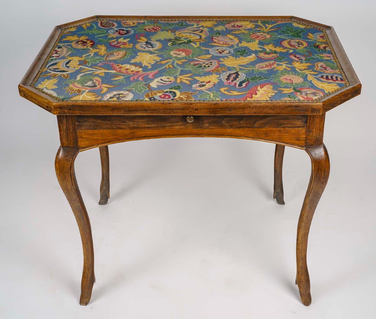 Louis XV Style Games Table. Late 18th Century.-photo-4