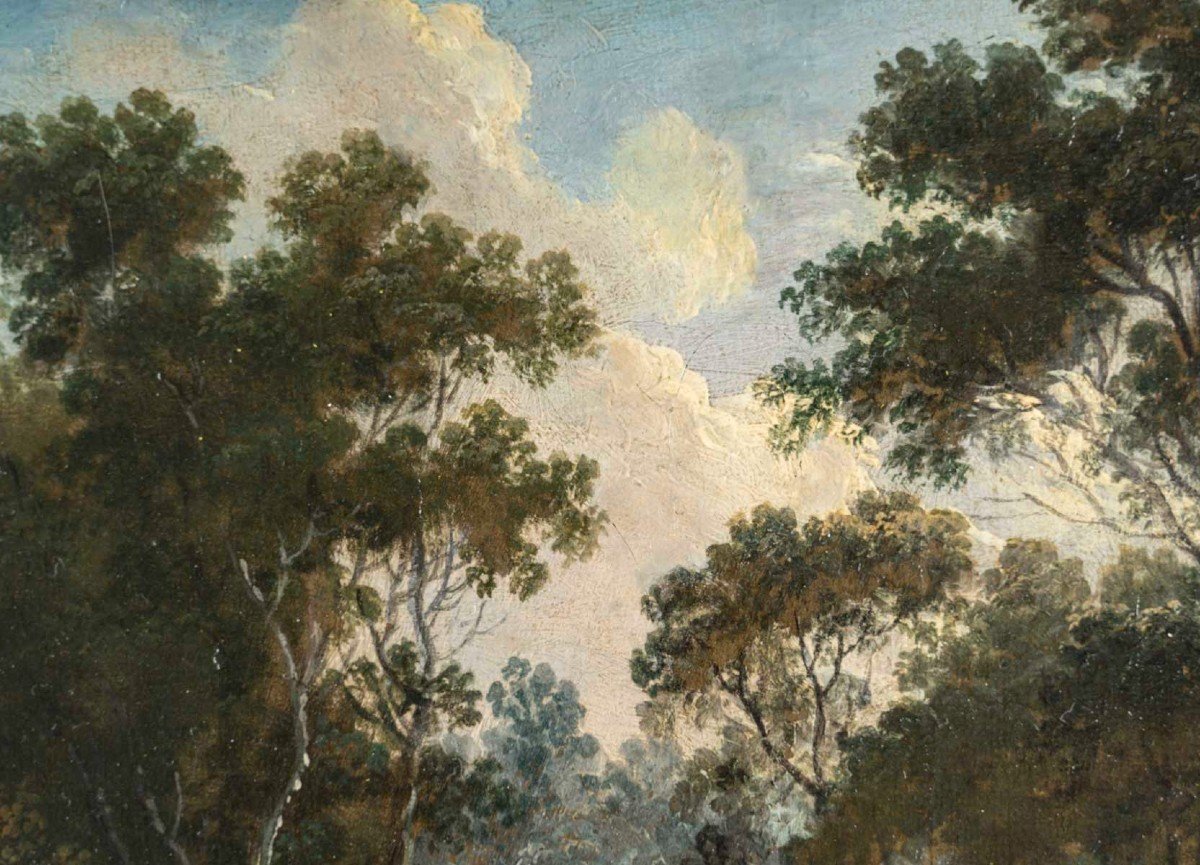 Pair Of Undergrowth. Louis Philippe Crepin d'Orléans 1772-1851. -photo-3