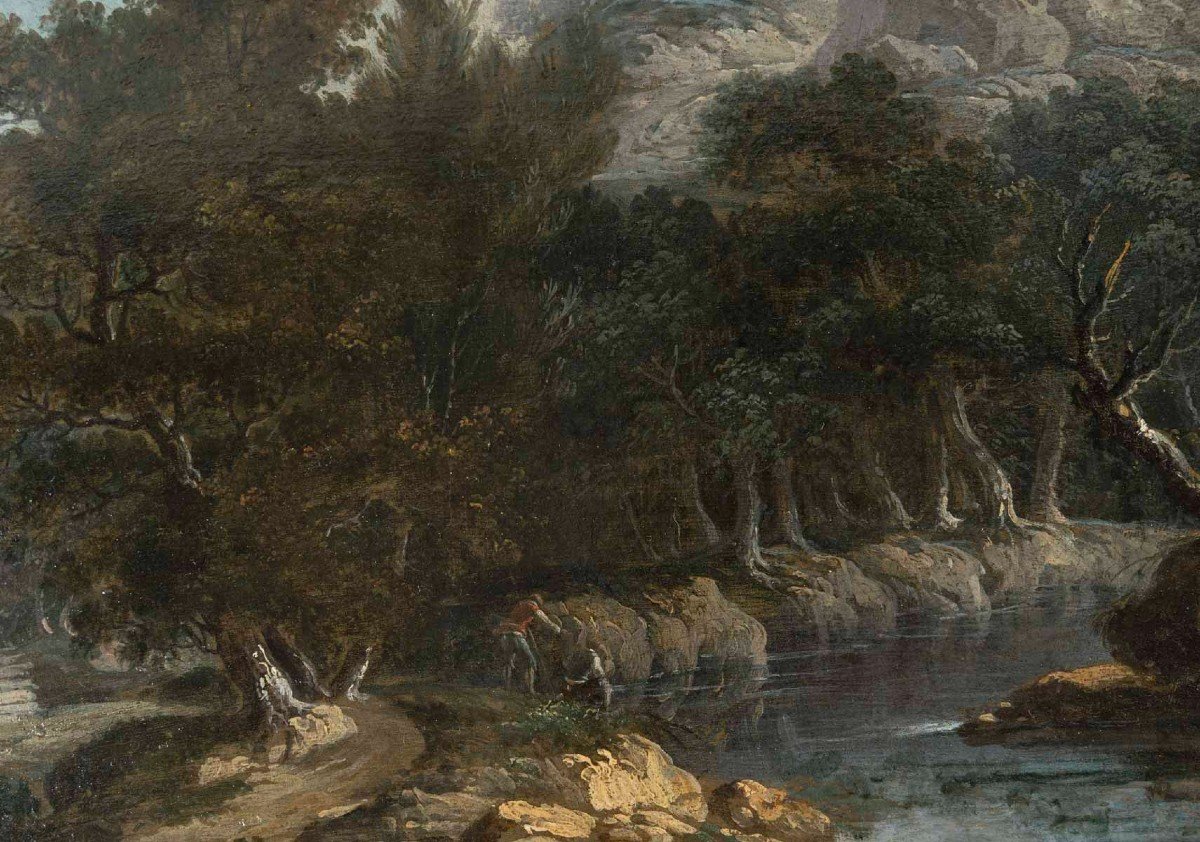 Pair Of Undergrowth. Louis Philippe Crepin d'Orléans 1772-1851. -photo-7