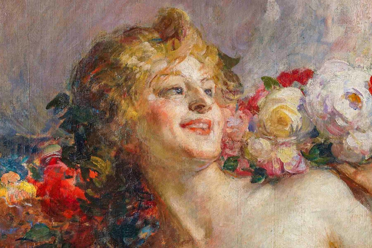 Les  Roses. Antoine Calbet 1860-1942