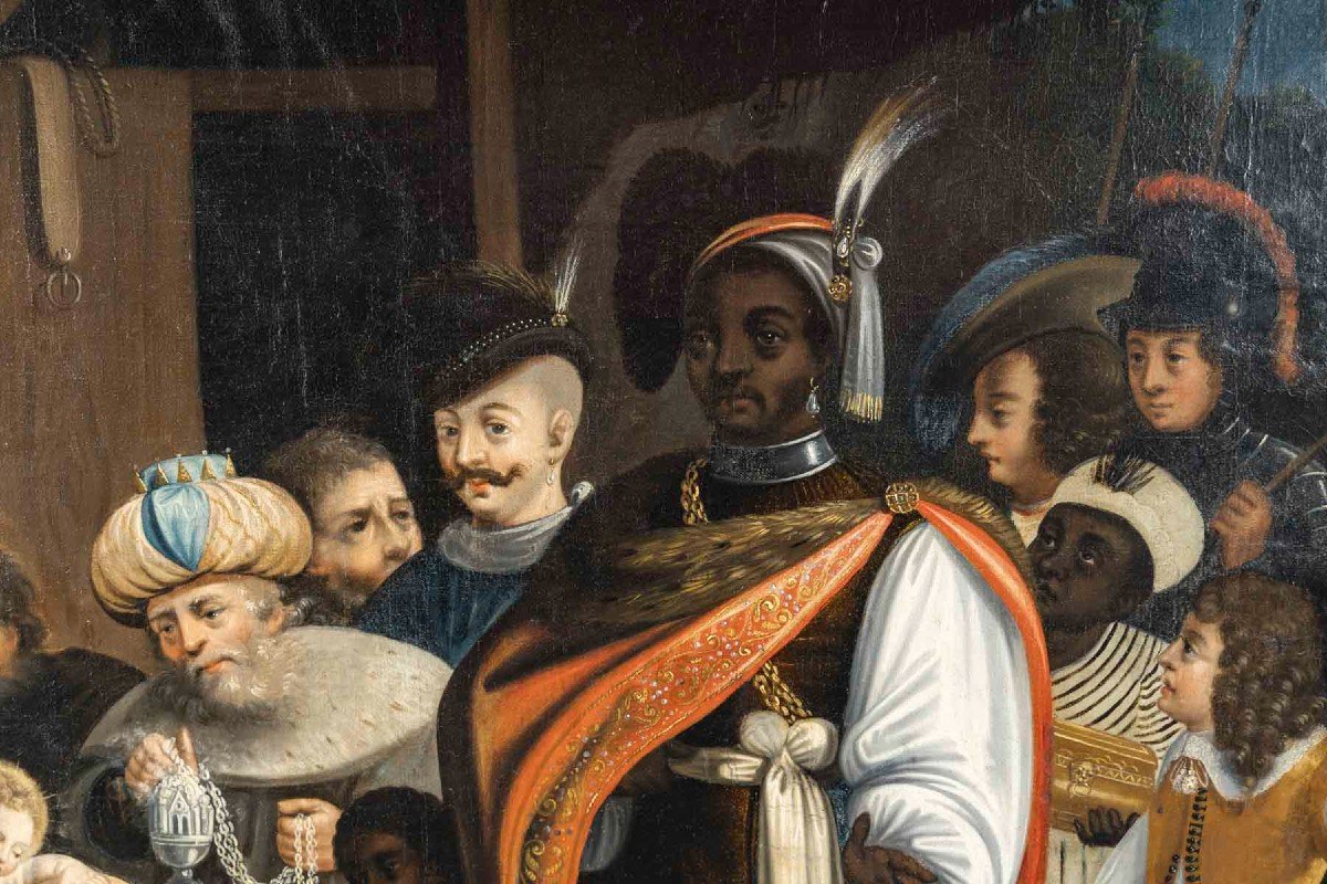  Jean SENELLE (1605-1671) Les Rois Mages-photo-2