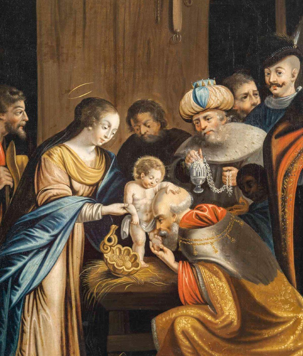  Jean SENELLE (1605-1671) Les Rois Mages-photo-4