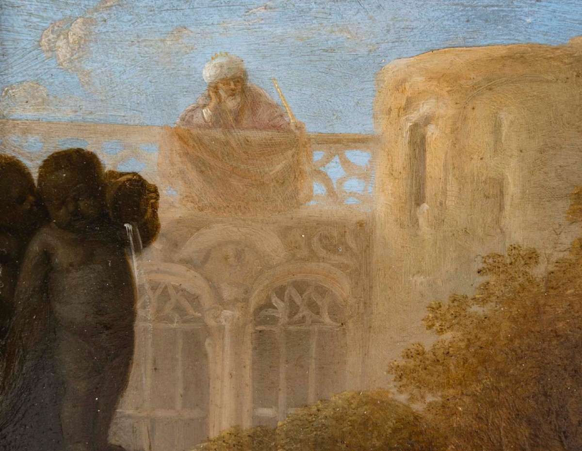 Cornélius Van POELENBURGH 1594-1667 Bethsabée-photo-2
