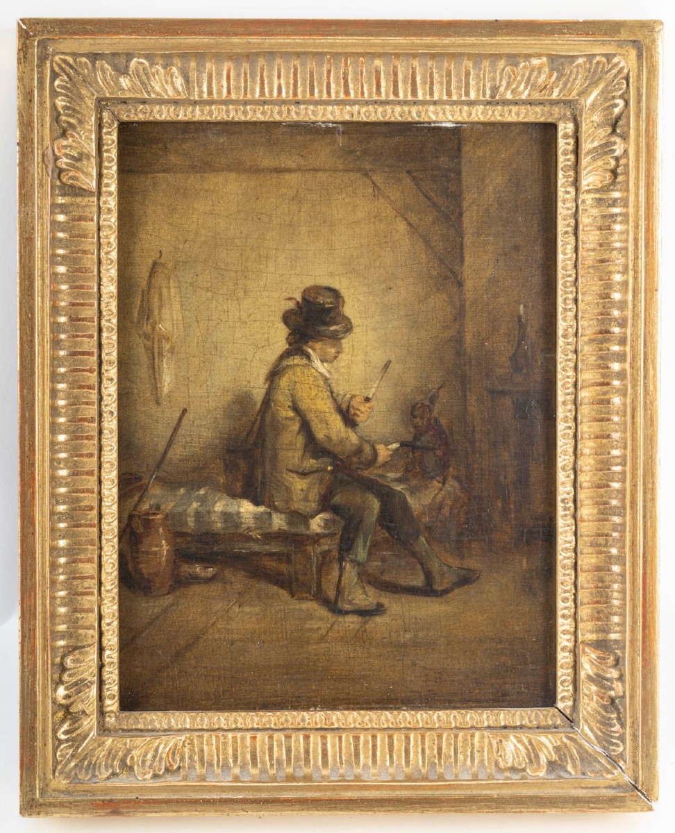 The Monkey Trainer, French School 1870