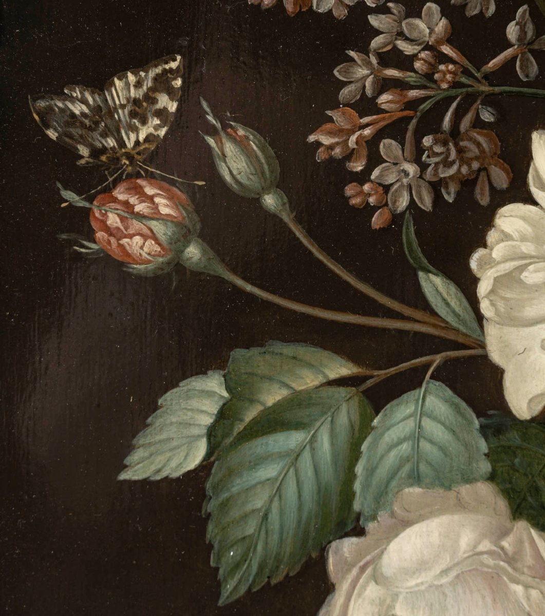  Jan Van Os (1744 -1808) Still Life With Flowers And Grapes -photo-3
