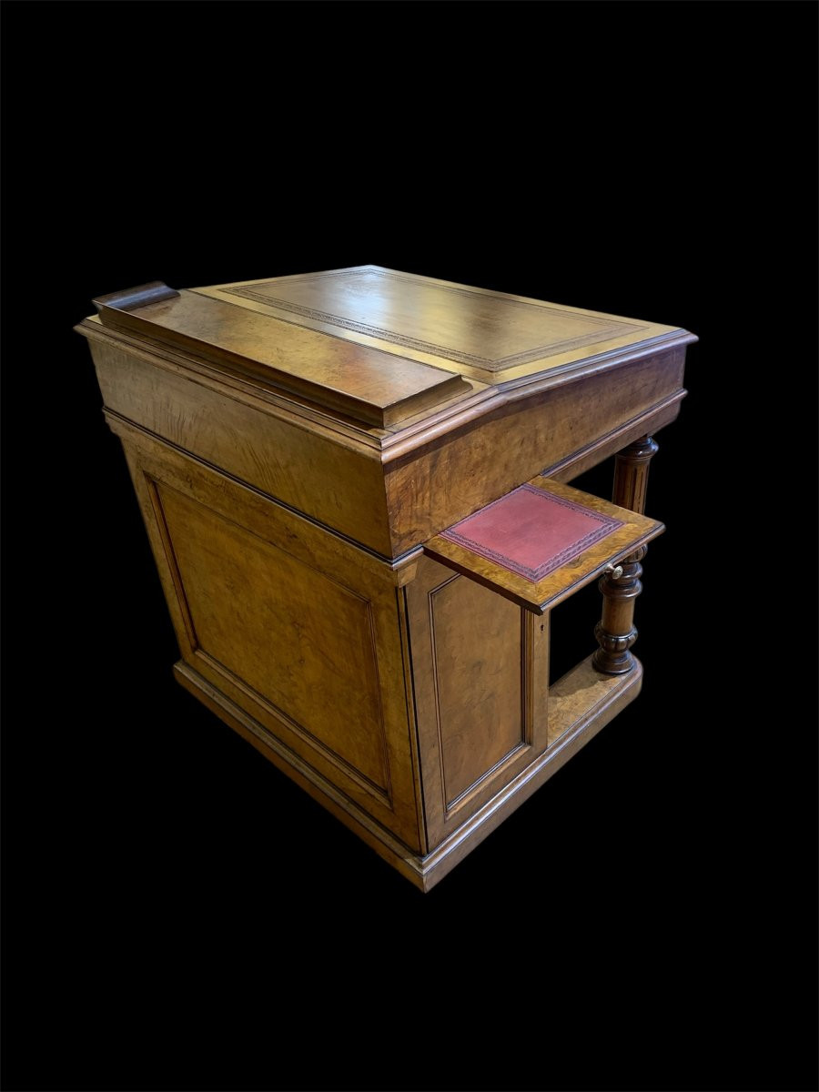 DAVENPORT ou Bureau Anglais, période William IV (Circa 1830) Attribué à Gillows Of Lancaste-photo-3