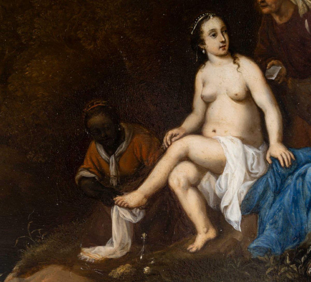  Cornélius Van POELENBURGH 1594-1667  David et Betsabée-photo-2
