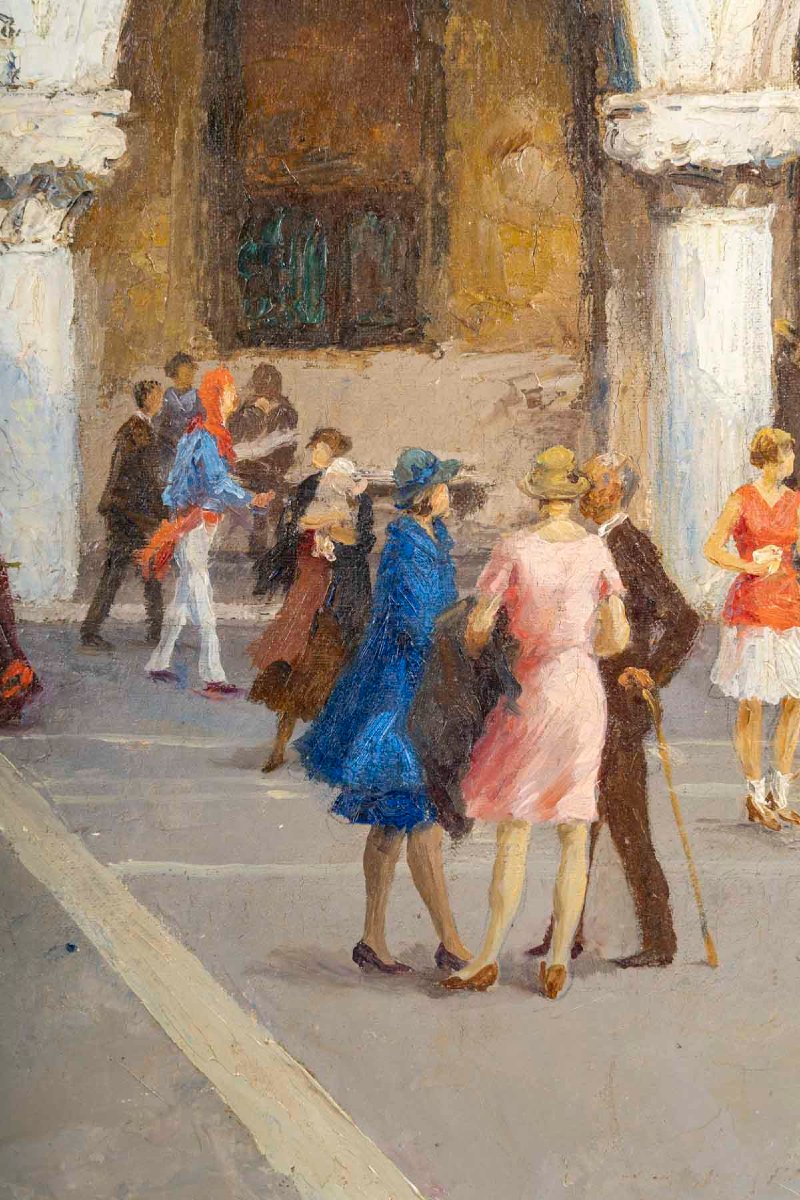 NOVO Stefano (1862-1927) Le  Palais Des Doges -photo-4