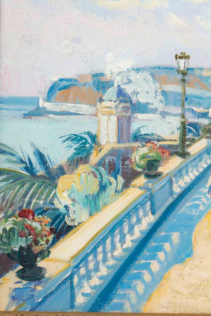 Martin Lindenau Born In 1948. Seaside In Monte-carlo-photo-4