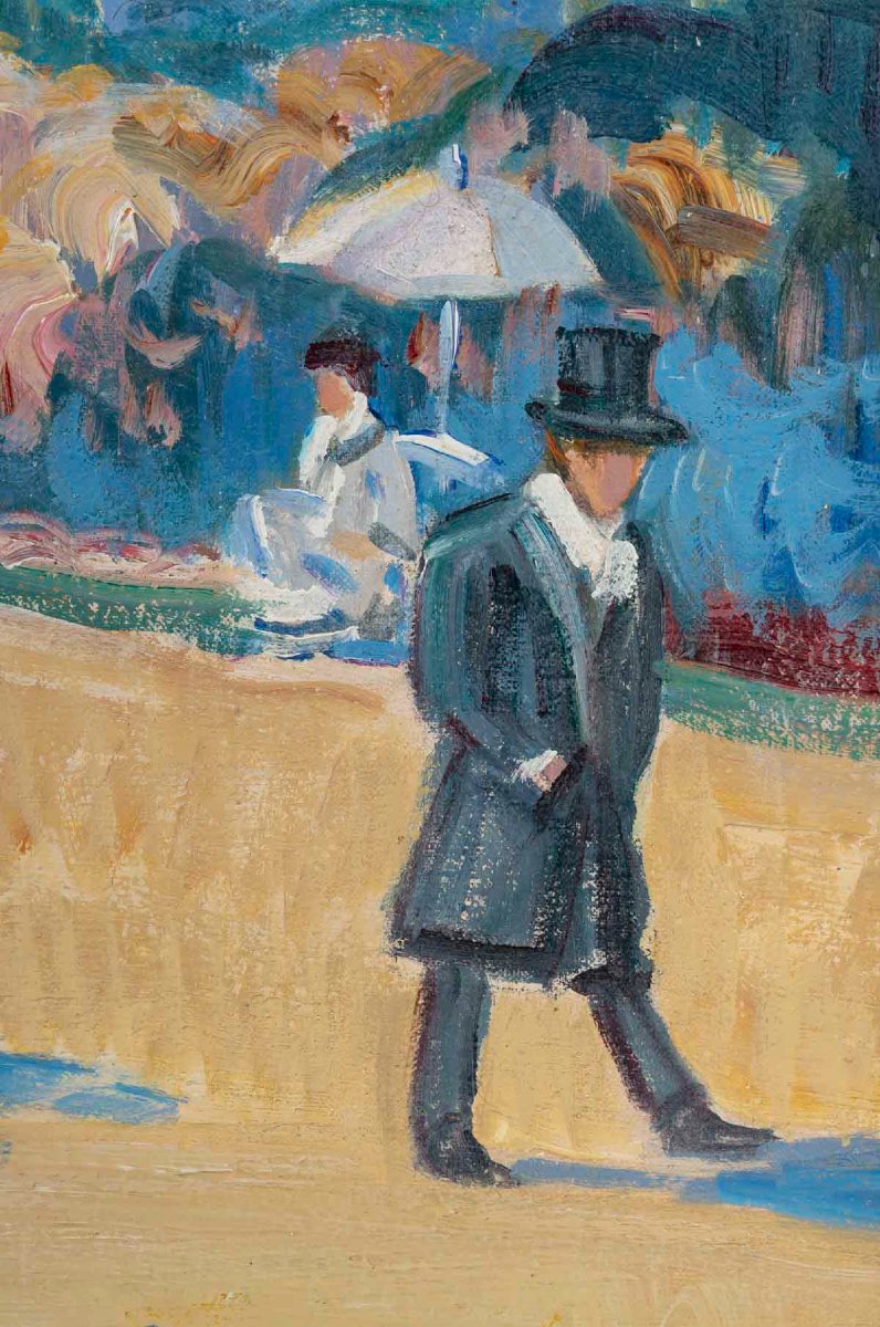 Martin Lindenau Born In 1948. Seaside In Monte-carlo-photo-6
