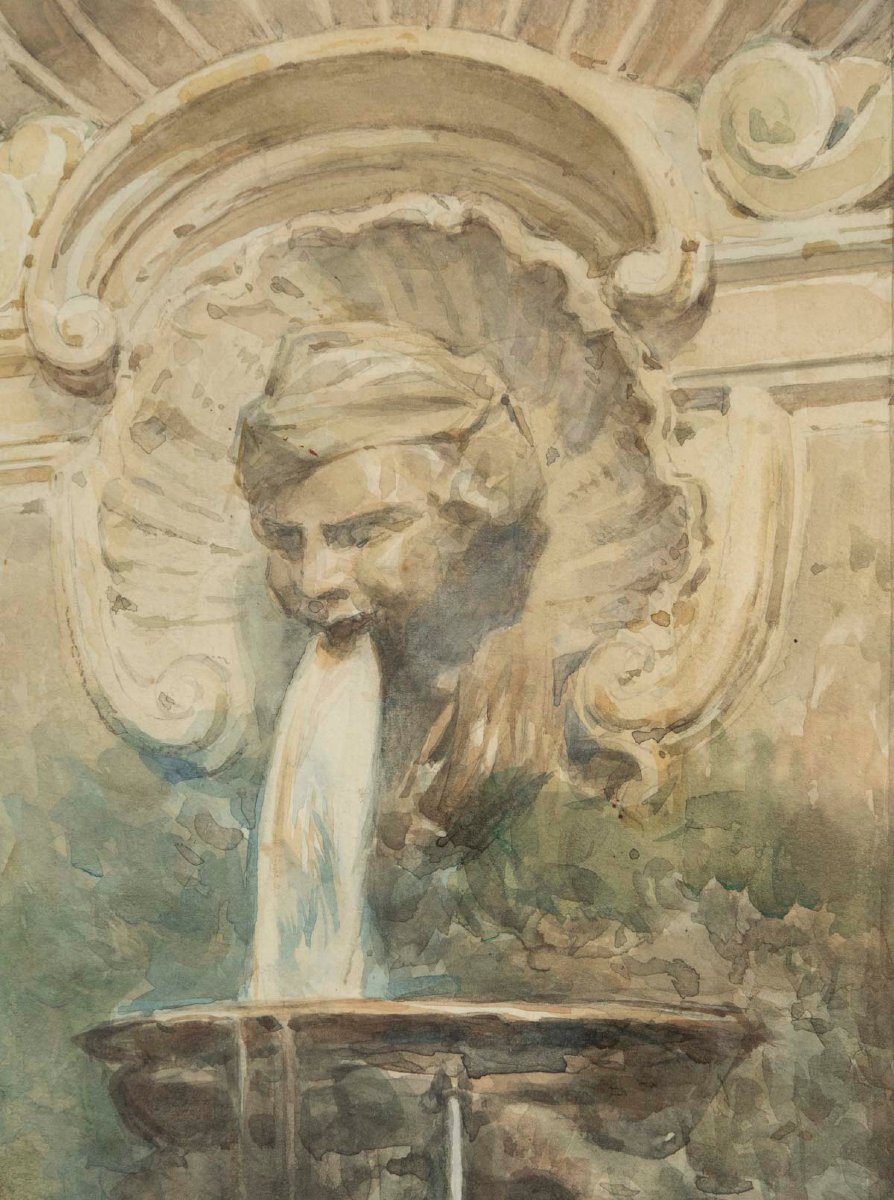 Clelia BOMPIANI BATTAGLIA (1847-1927) Le panier d'oranges-photo-4