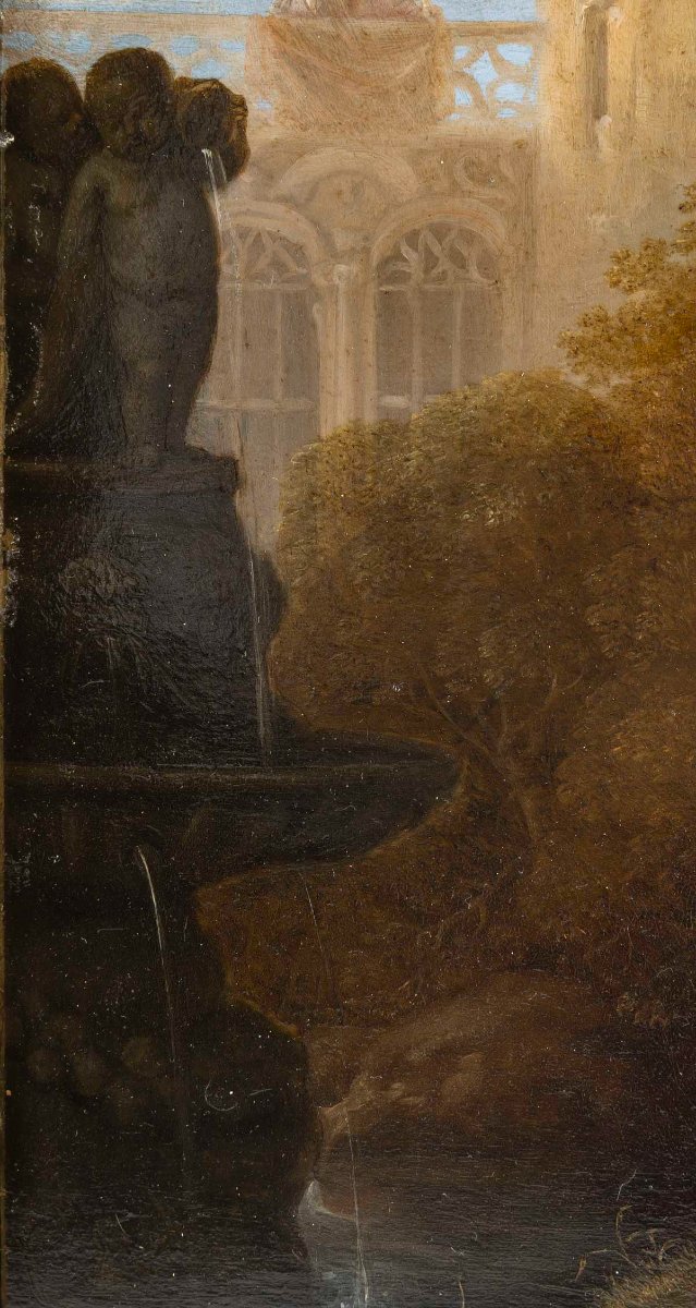 Cornélius Van Poelenburgh (1594-1667) “bethsabée”-photo-5