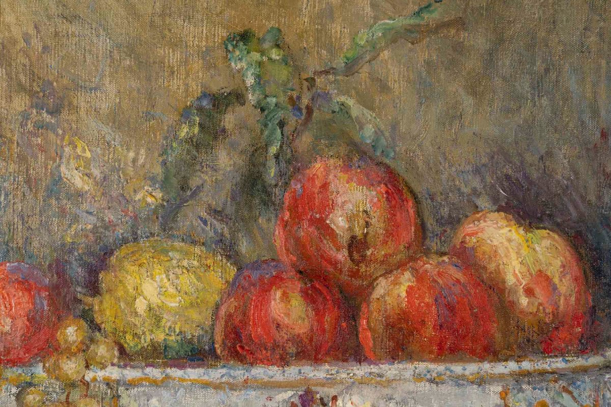 Léonce Pelletier (1869-1950) Still Life With Fruit-photo-3