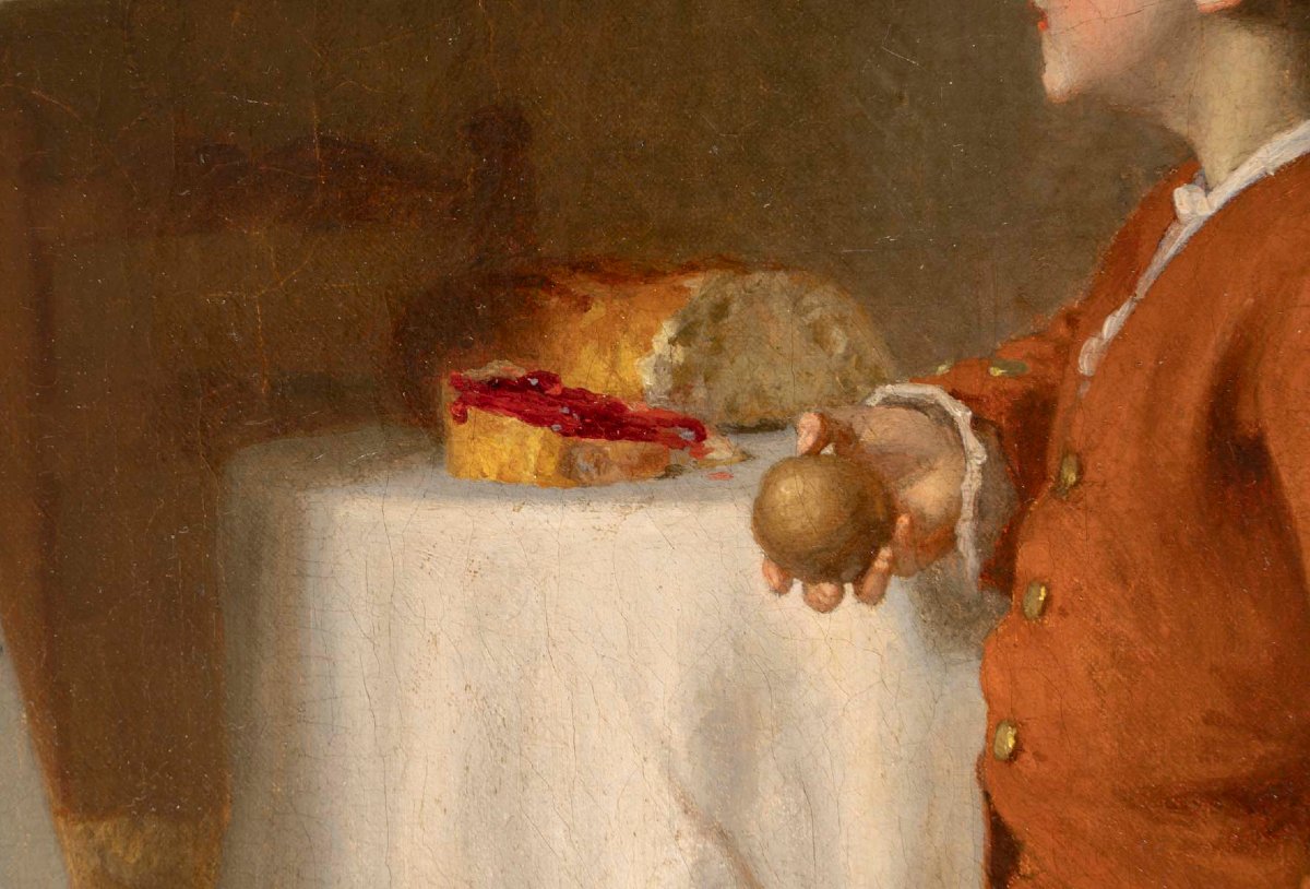 Pierre Joseph TOUSSAINT (1822-1888) Le goûter-photo-7