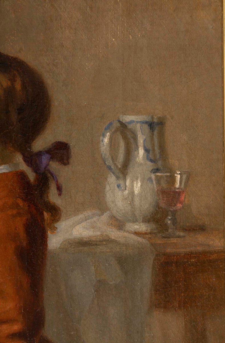 Pierre Joseph TOUSSAINT (1822-1888) Le goûter-photo-8