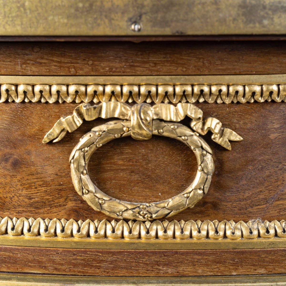 Louis XVI Pedestal Table Signed Gervais Durand (1839-1911), 19th Century-photo-4