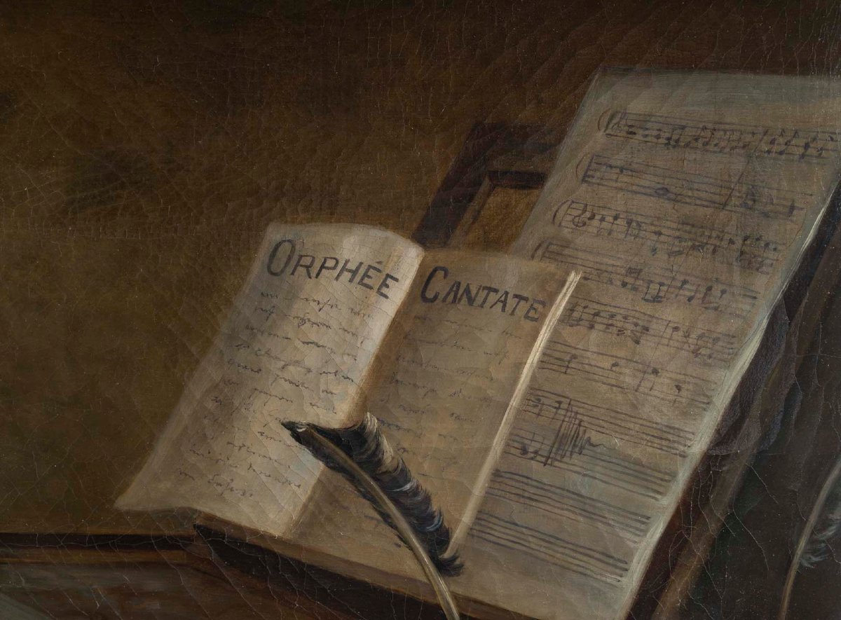 Portrait Of Louis-nicolas Clerambaut (1676-1749) French School, 18th Century-photo-2