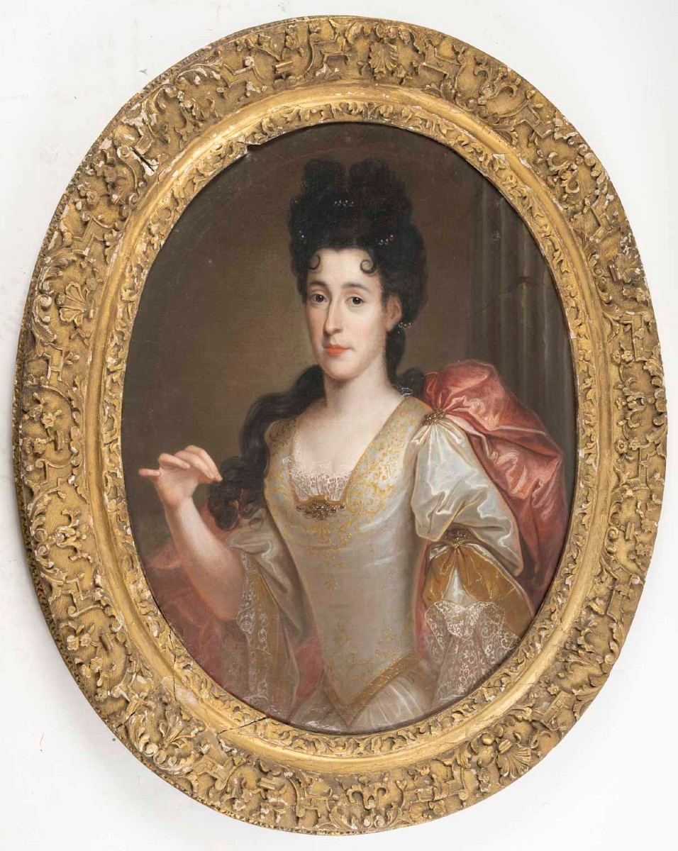  Portrait d'une  Dame  De Cour Attribué à François De Troy (1645-1730)